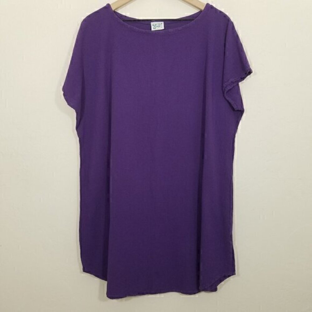 Oh My Gauze! Cotton Purple Dress Size 3